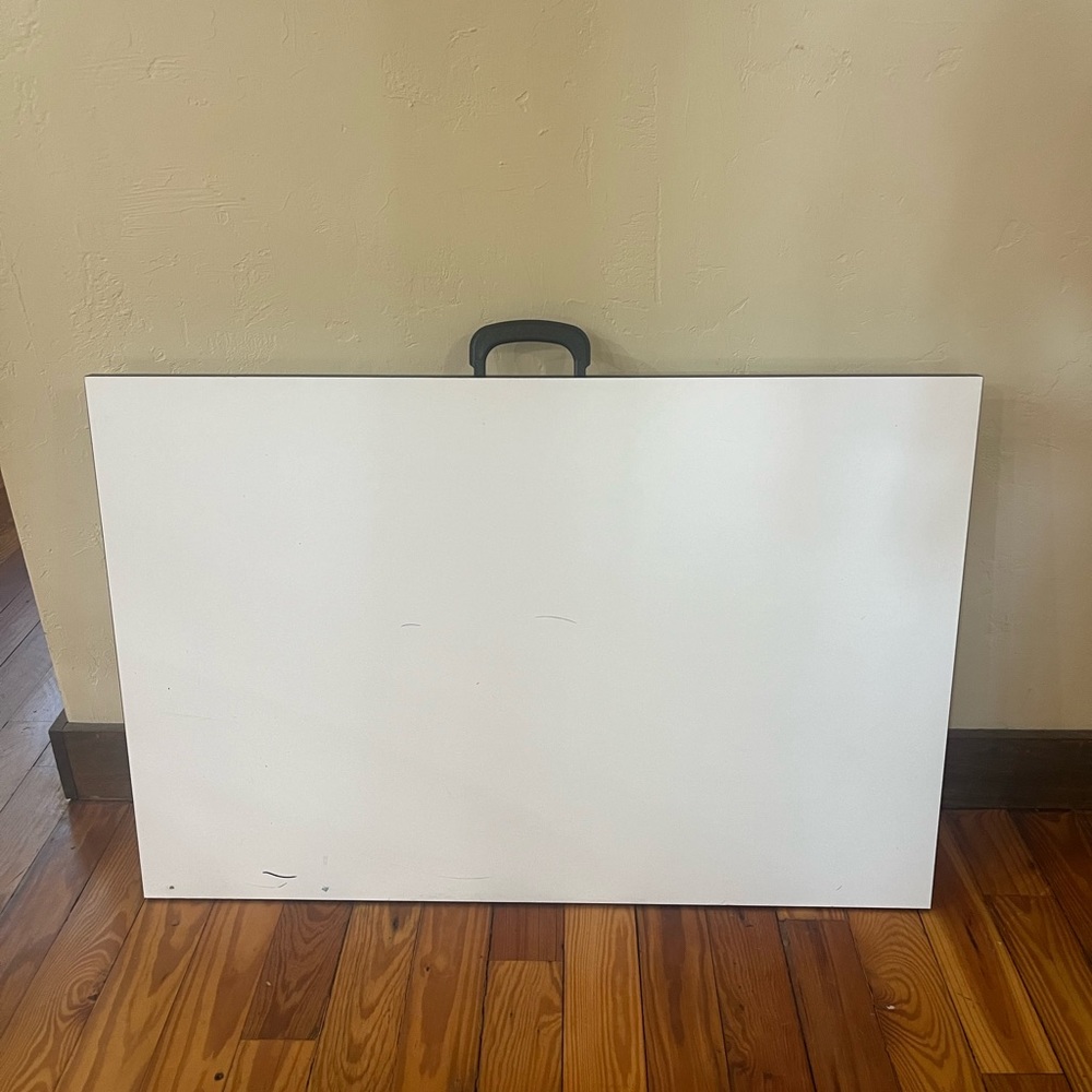 For architecture and interior design students. Drafting board and ruler!